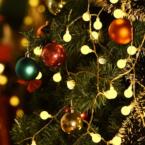 LED ball string lights for weddings, gardens and parties - vue 5 sur 9