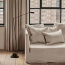Modern Italian design floor lamp with adjustable swing arm