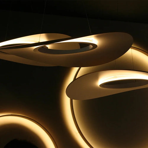 Modern minimalist Danish design wooden chandelier - vue 8 sur 8