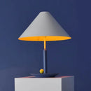 Scandinavian metal table lamp with LED bulb