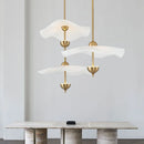 lustre moderne fleur de lotus doré idéal pour hôtel boutique