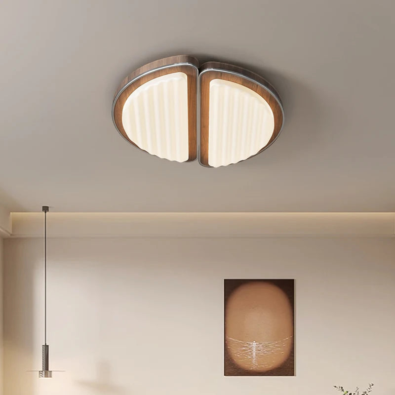 Modern LED ceiling light with simple design, eye protection and full spectrum - vue 3 sur 12
