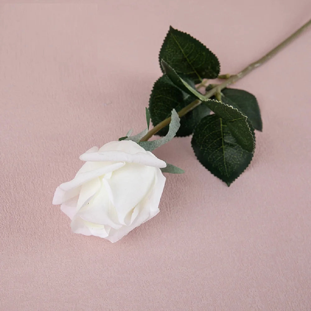 Real touch latex rose branch decoration for bar and restaurant