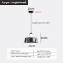 Multi-head glass pendant light for modern interiors