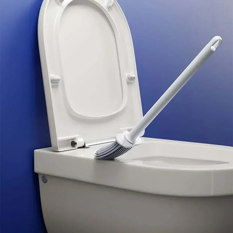 wall-mounted cleaning brush with holder for home
