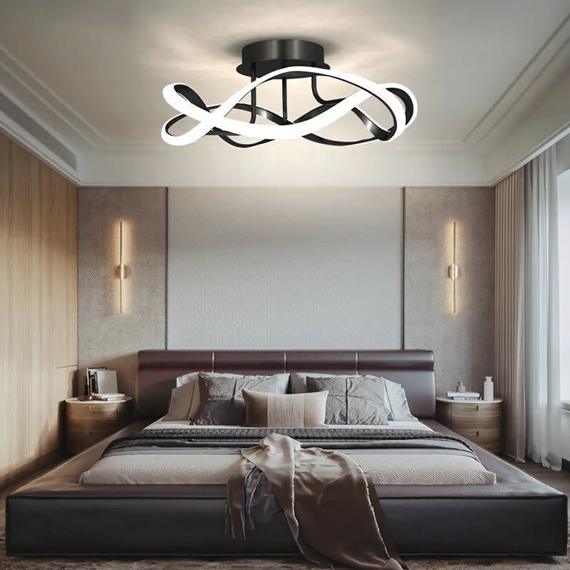 Modern LED ceiling light for living room, dining room, hallway, bedroom, birdcage indoor home decor