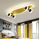 Scooter boy ceiling light decorative lamp for children's room