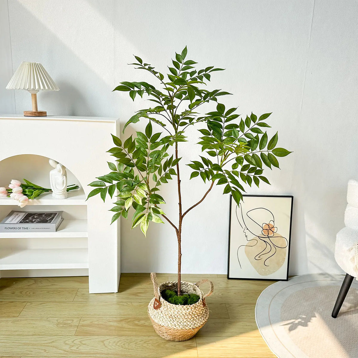Large artificial plants faux branches for indoor and outdoor decoration - vue 4 sur 14