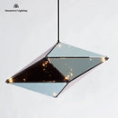 Modern crystal chandelier with water drop design for interiors