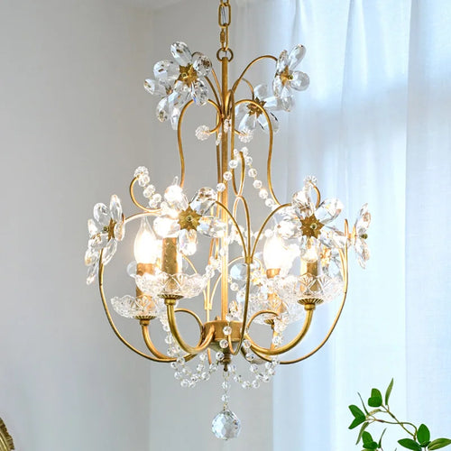 Vintage crystal chandelier for indoor hotel décor 2022 - vue 3 sur 7