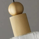 Modern gold brass pendant light for elegant interiors