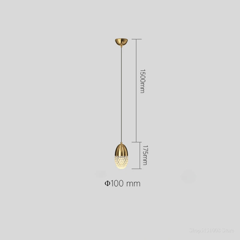 Modern nordic LED bedside lamp for restaurant and bar