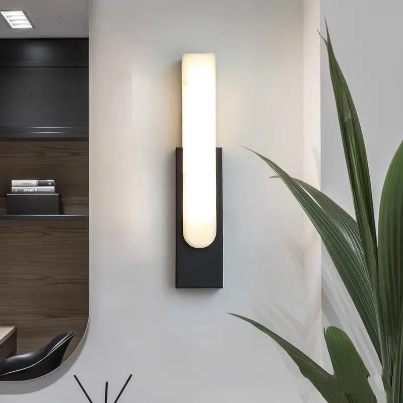 Modern resin wall light for elegant interiors
