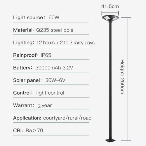 Round solar lamp for garden and outdoor lighting - vue 4 sur 17