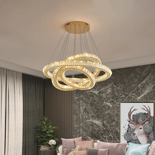 Modern crystal chandelier for elegant interiors