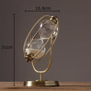 metal hourglass with 30 minute timer for decoration