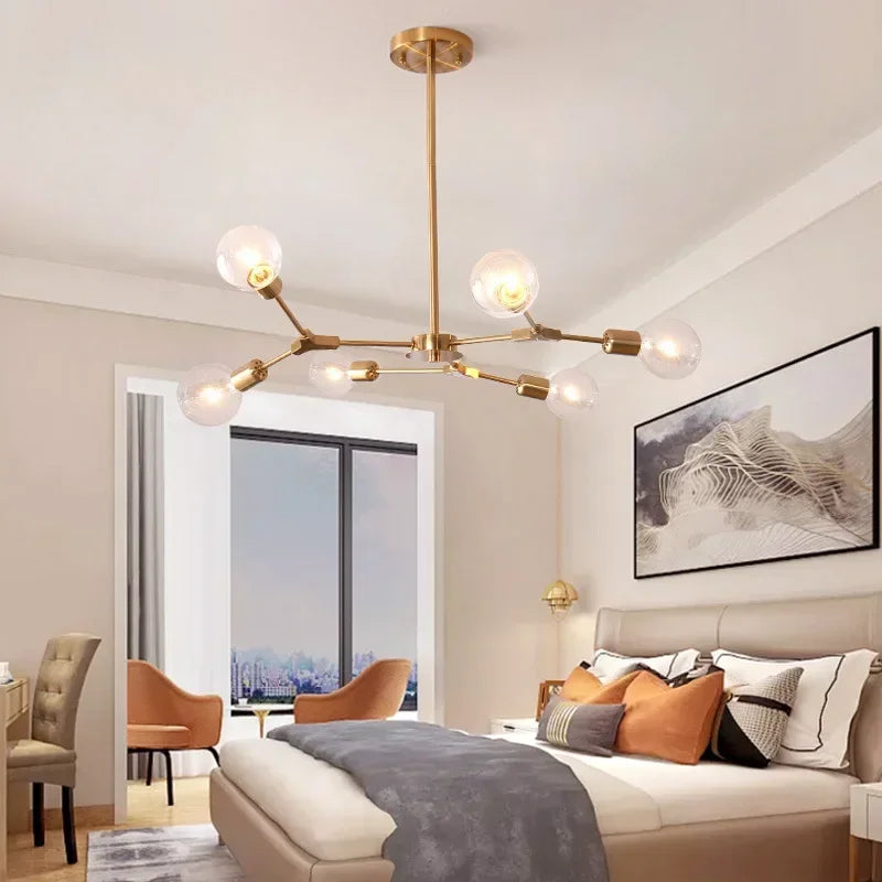 Modern tree-shaped chandelier for interior decoration