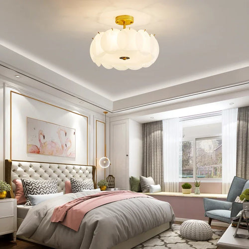 Luxury round glass chandelier 2022 for decorative lighting - vue 3 sur 9