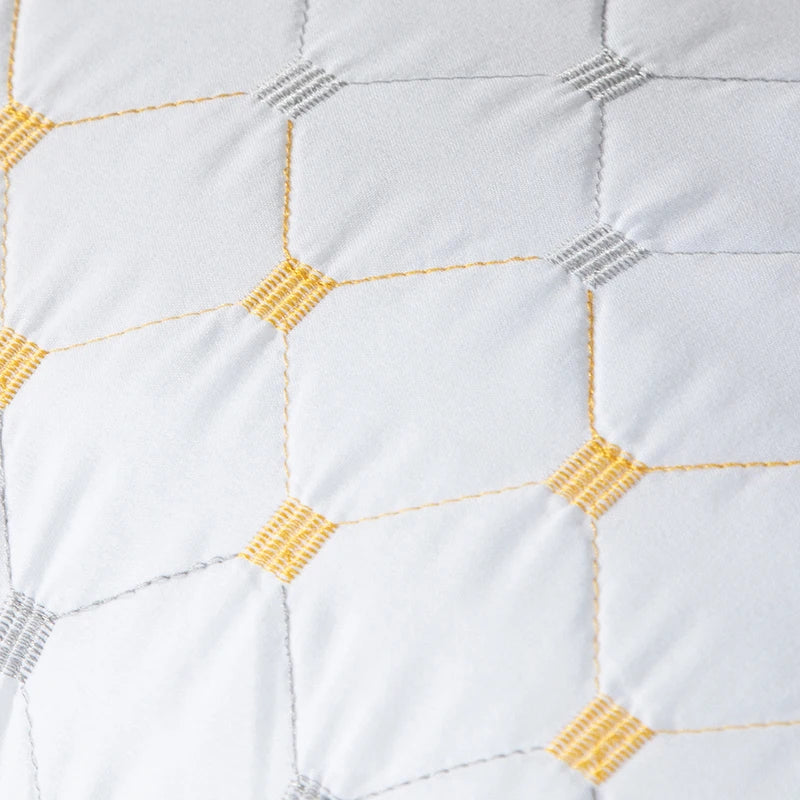 Full Sky Star Embroidered Fiber Pillow Core for Neck Protection, Quick Rebound, Not Easy to Deform, Not Collapse - vue 5 sur 7