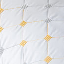 Full Sky Star Embroidered Fiber Pillow Core for Neck Protection, Quick Rebound, Not Easy to Deform, Not Collapse
