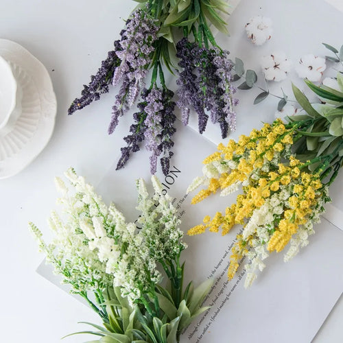 Artificial lavender for table and wedding decoration - vue 2 sur 9
