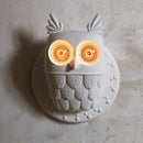 Nordic postmodern resin owl wall light