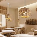 Wabi sabi style rattan pendant light for modern decor