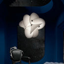 Nordic serpentine fabric chandelier for elegant interiors