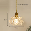 Romantic vintage glass chandelier for elegant interiors