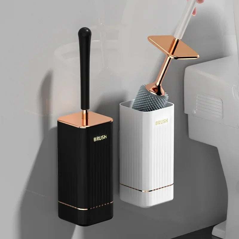 Silicone toilet brush for effective cleaning