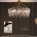Modern design crystal LED chandelier for interior decoration