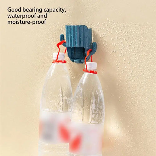 decorative cactus suction cup holder trendy design easy to install - vue 5 sur 10
