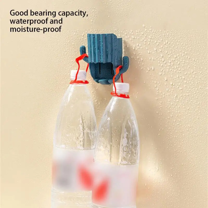 decorative cactus suction cup holder trendy design easy to install - vue 4 sur 10