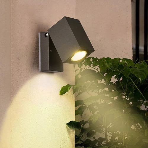 Adjustable folding LED 5W outdoor wall light waterproof IP65 - vue 5 sur 15