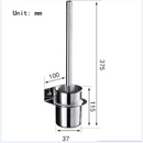 Stainless steel bathroom cleaning brush