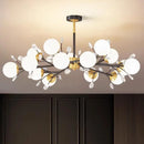 Nordic crystal LED chandelier for modern interior decor