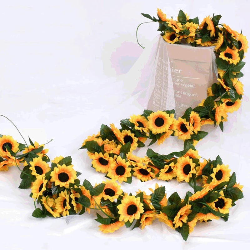Artificial sunflower decoration for weddings and parties