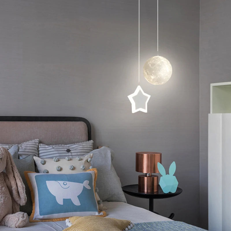 Designer LED cartoon pendant light for children's room