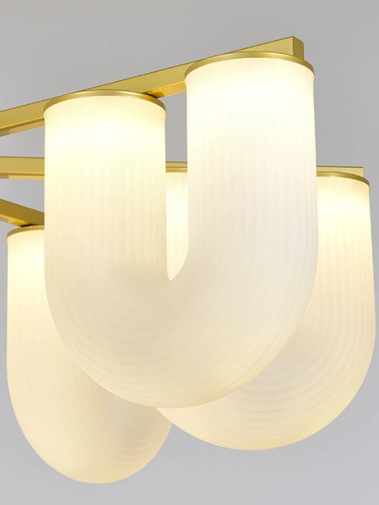 suspension led design nordique moderne en fer pour intérieur - vue 5 sur 10