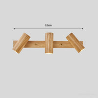 Nordic style wooden wall light for indoor decoration