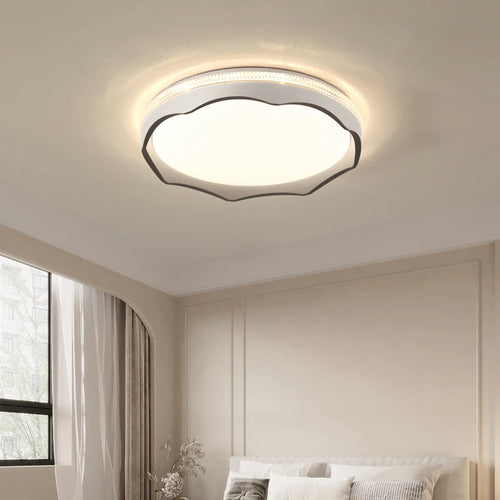 Simple wave shape ceiling light for indoor decor - vue 2 sur 10