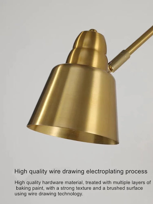 modern wall light with swing arm for elegant interior - vue 5 sur 17