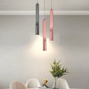 Minimalist aluminium pendant light 3000k