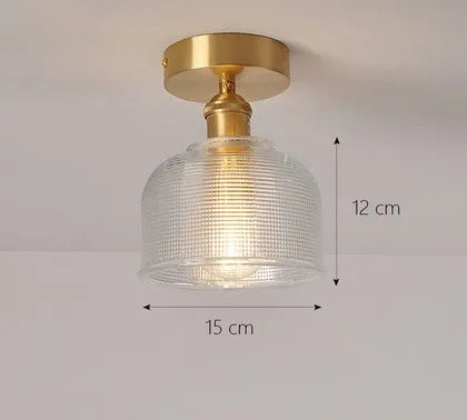 Modern glass ceiling light for bright indoor and outdoor spaces - vue 16 sur 30