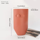 ceramic vase face art european style abstract decorative