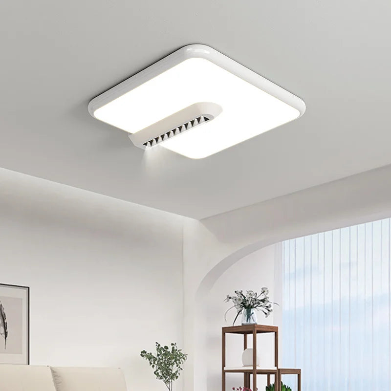 Modern LED ceiling light with remote control for decoration - vue 4 sur 12