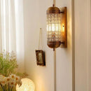 Crystal wall light for elegant contemporary lighting