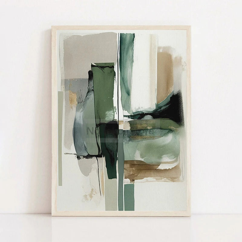 Japanese abstract poster wabi sabi modern minimalist wall art