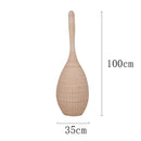 Wabi sabi bamboo floor lamp for unique interior decor