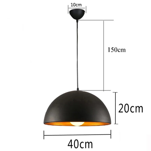 Modern double-layer pendant light - vue 14 sur 14